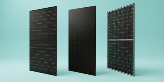 Drei verschiedene Solarmodule