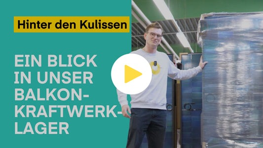 So verpacken & versenden wir dein Balkonkraftwerk