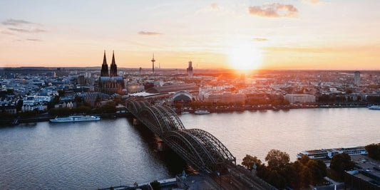 Kölner Skyline Sonnenaufgang
