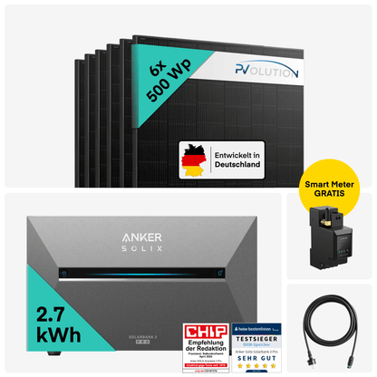 Yuma x Anker - 3000W Solaranlage mit SOLIX Solarbank 3 PRO von Yuma x Anker