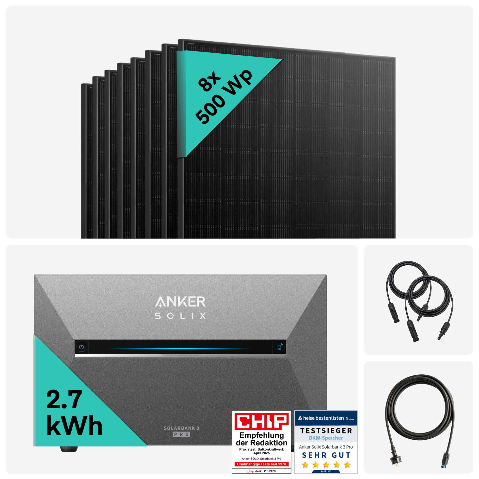 Yuma x Anker - 4000W Solaranlage mit SOLIX Solarbank 3 PRO von Yuma x Anker