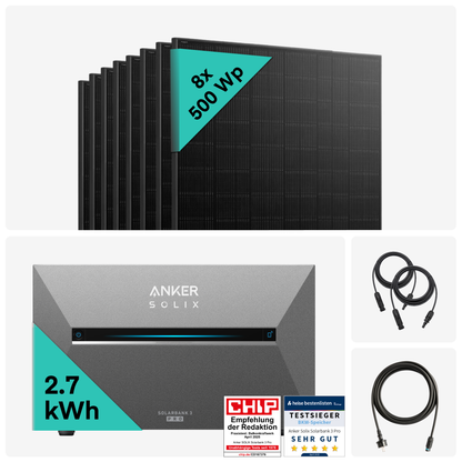 Yuma x Anker - 4000W Solaranlage mit SOLIX Solarbank 3 PRO von Yuma x Anker
