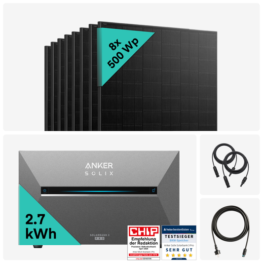 Yuma x Anker - 4000W Solaranlage mit SOLIX Solarbank 3 PRO von Yuma x Anker