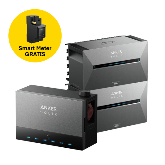 2x Anker SOLIX Solarbank 3 E2700 Pro mit Power Dock von Anker