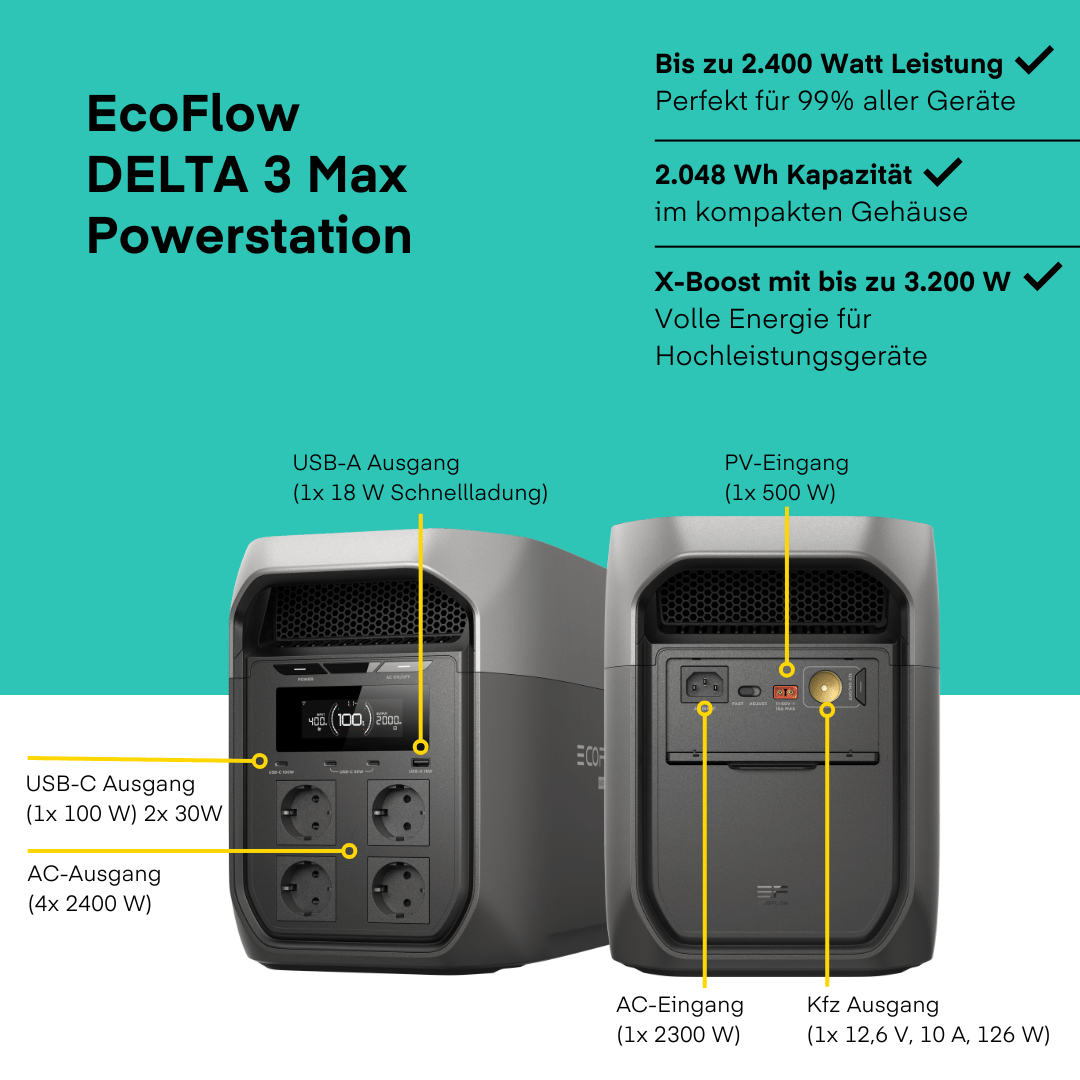 EcoFlow Delta 3 Max von EcoFlow