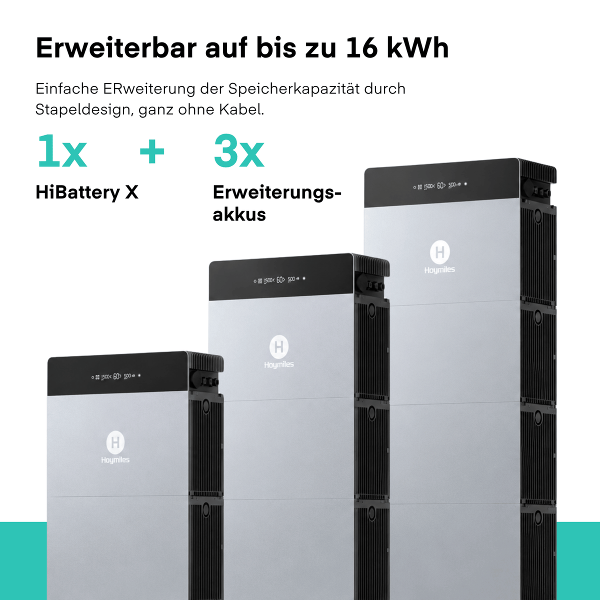 Hoymiles HiBattery 4020 Stack Erweiterungsbatterie von Hoymiles