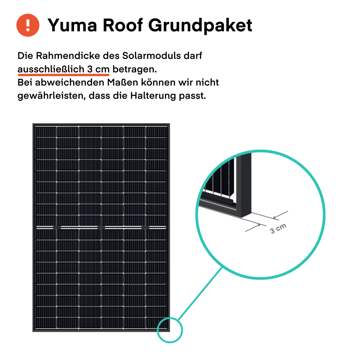 Zubehör-Set - Yuma Roof Grundpaket von yumide.com