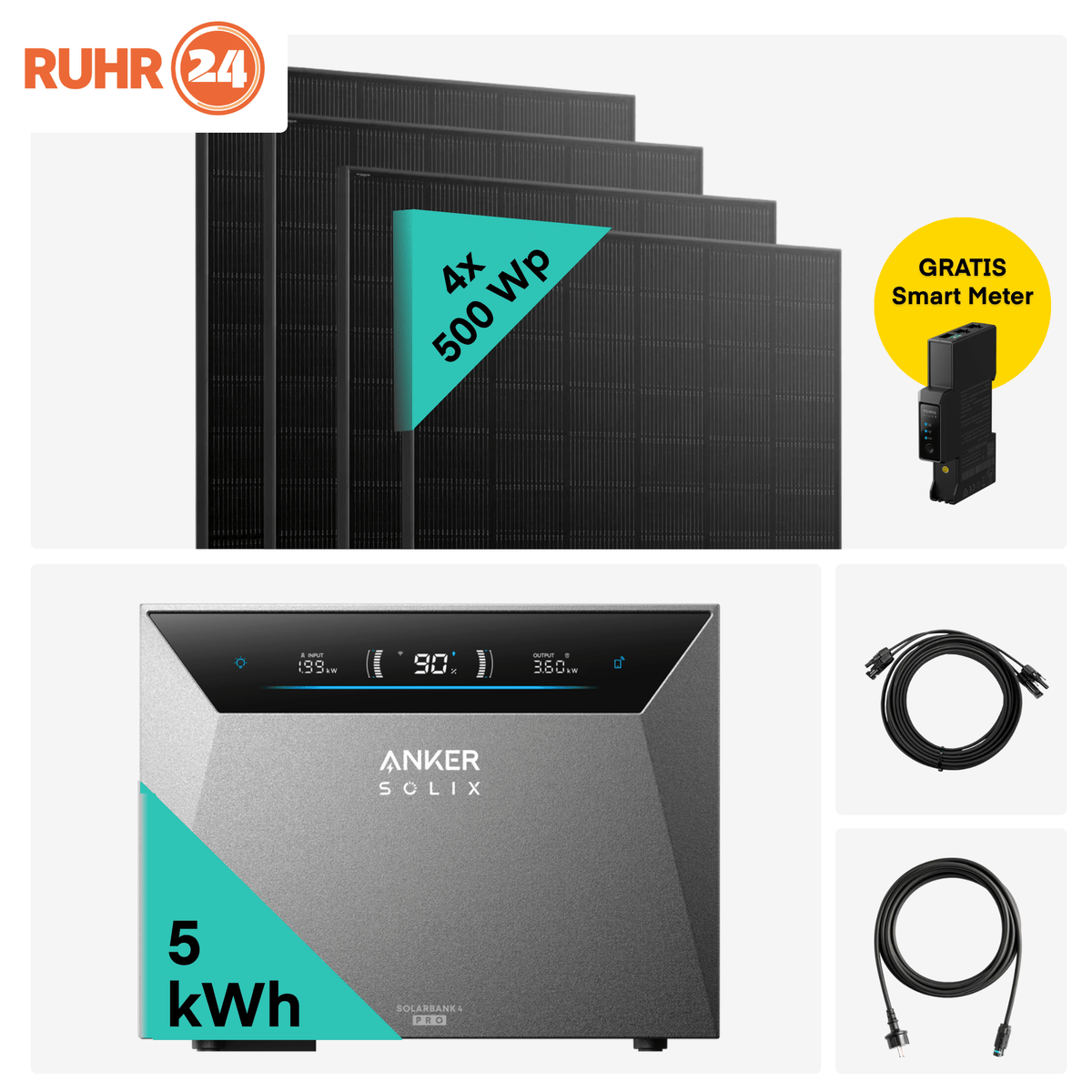 Ruhr24 Deal: Yuma x Anker – 2000W Balkonkraftwerk mit SOLIX Solarbank 4 PRO von yumide.com