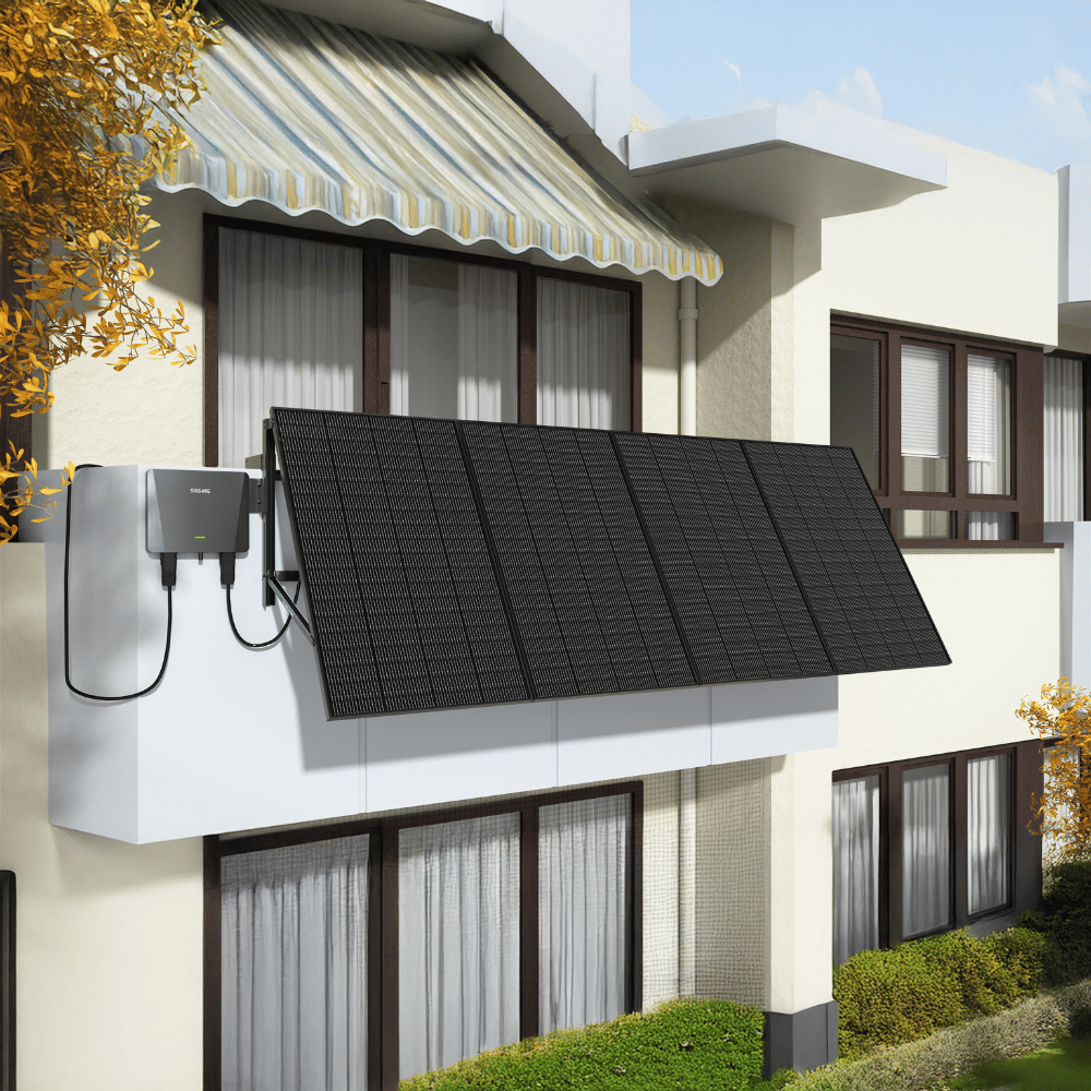Sunshare Balkonkraftwerk 400W Betonbalkon von Sunshare
