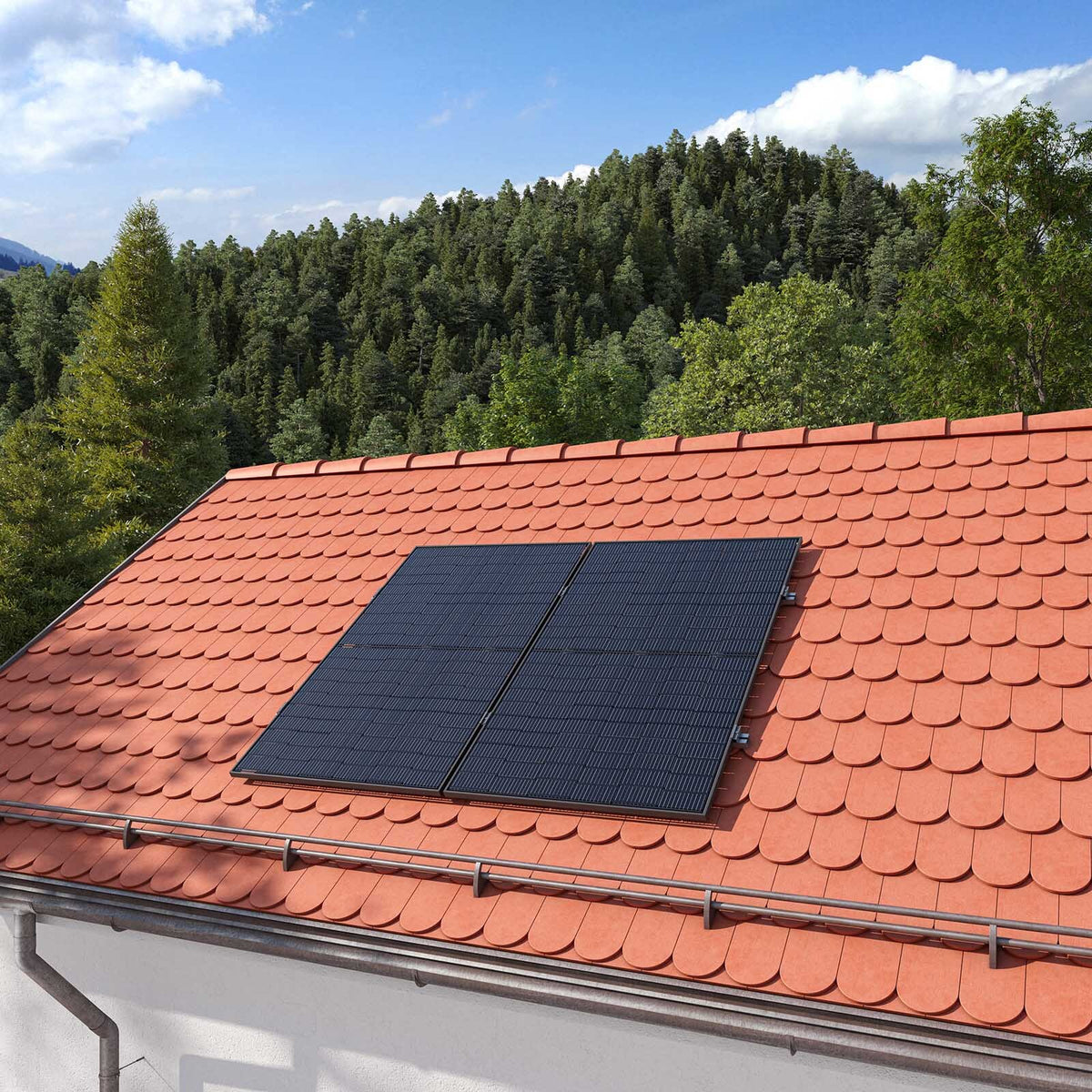 Yuma Roof (1000+) Biberschwanz-Dach Paarmontage von yumide.com
