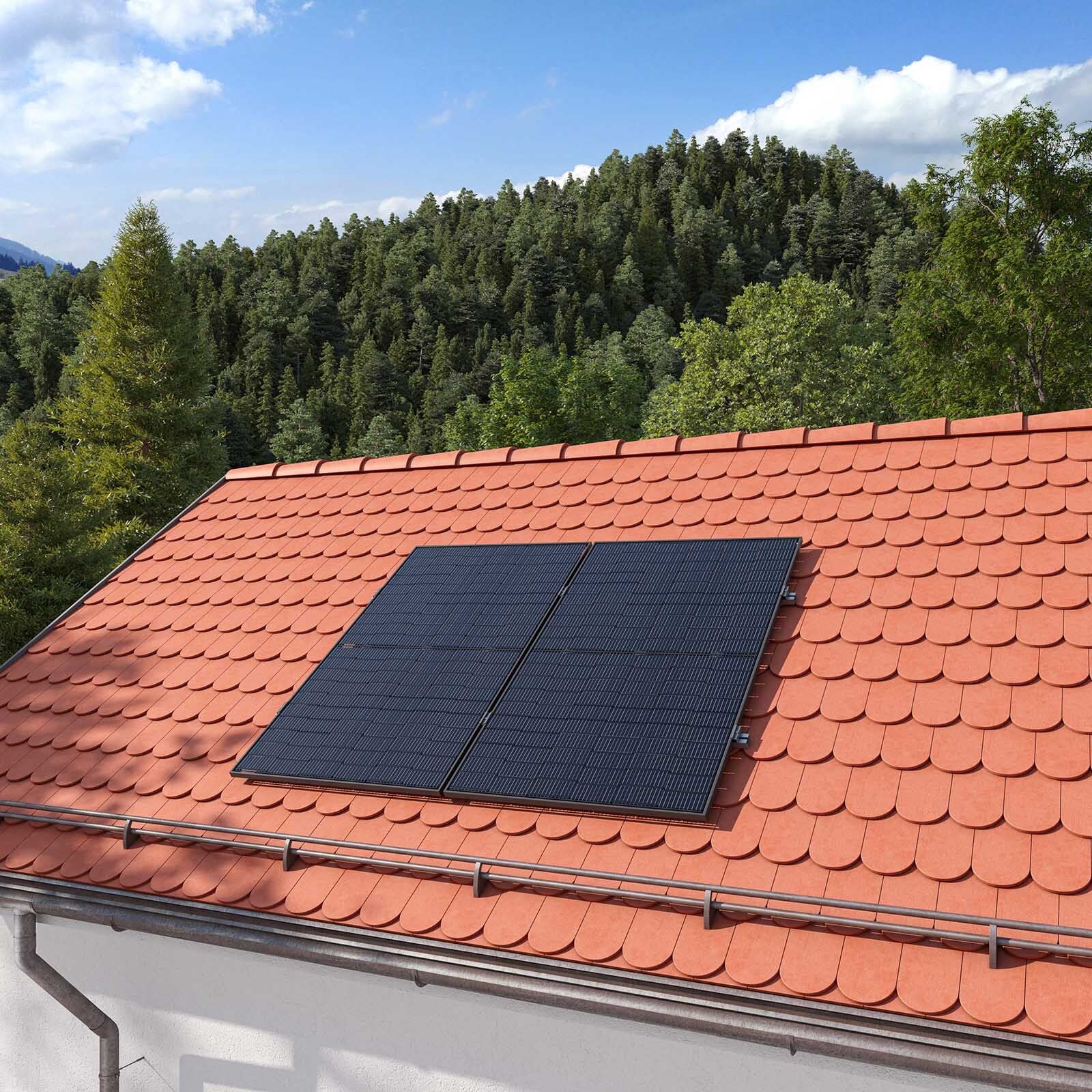 Yuma Roof (1000+) Biberschwanz-Dach Paarmontage von yumide.com