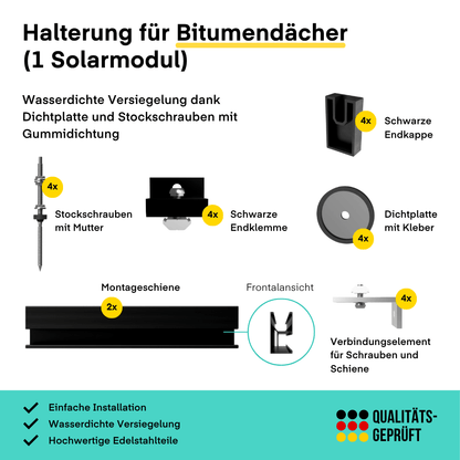 Montagesystem - Yuma Roof Bitumendach von yumide.com