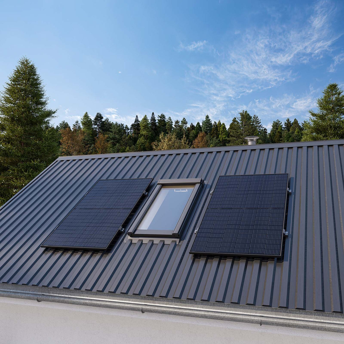 Yuma Roof (1000+) Blechdach-Einzelmontage Bifazial von yumide.com