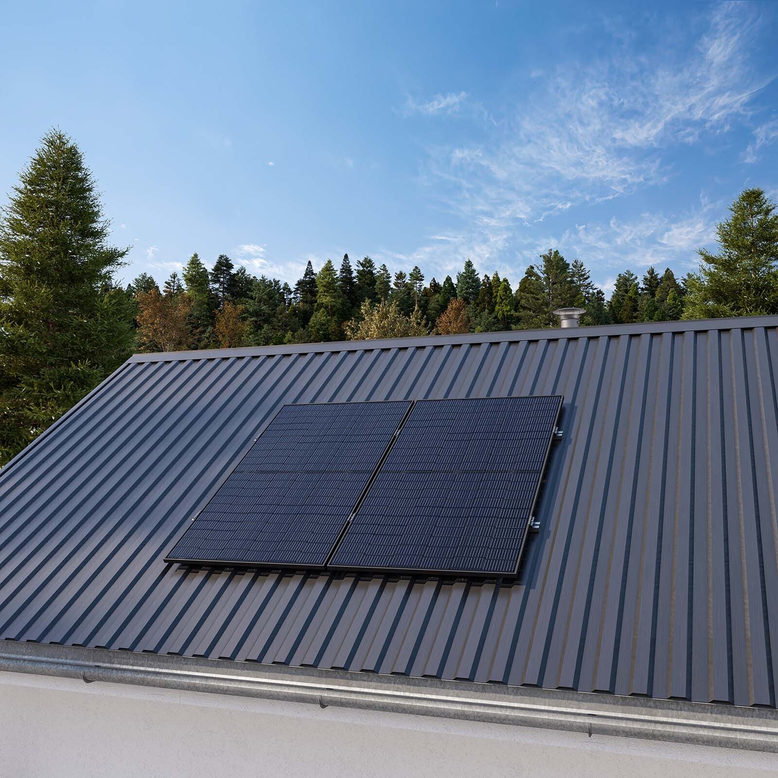 Yuma Roof (1000+) Blechdach-Paarmontage Bifazial von yumide.com