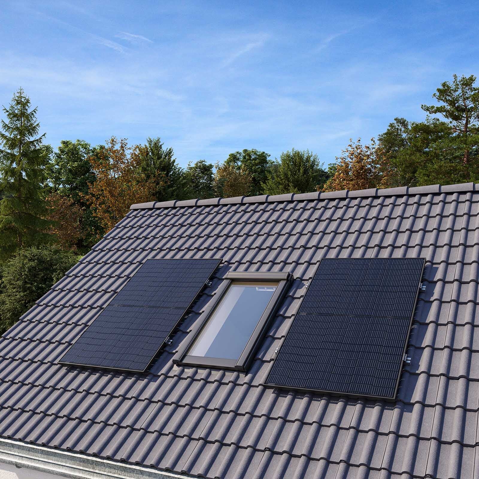 Yuma Roof (1000+) Ziegeldach-Einzelmontage Bifazial von yumide.com