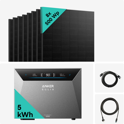 Yuma x Anker - 4000W Solaranlage mit SOLIX Solarbank 4 PRO von Yuma x Anker