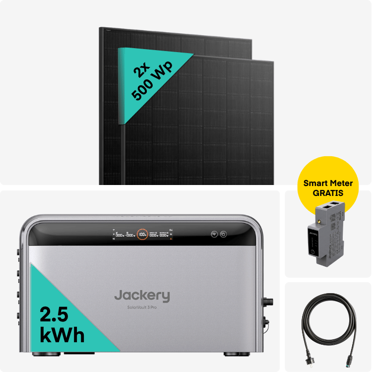 Yuma x Jackery - 1000 W Balkonkraftwerk mit SolarVault 3 Pro von Yuma x Jackery