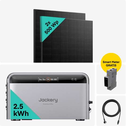 Yuma x Jackery - 1000 W Balkonkraftwerk mit SolarVault 3 Pro von Yuma x Jackery