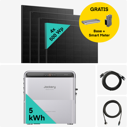 Yuma x Jackery - 2000 W Balkonkraftwerk mit SolarVault 3 Pro MAX inkl. BP2500 von Yuma x Jackery