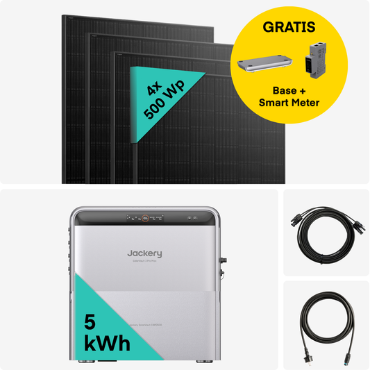Yuma x Jackery - 2000 W Balkonkraftwerk mit SolarVault 3 Pro MAX inkl. BP2500 von Yuma x Jackery
