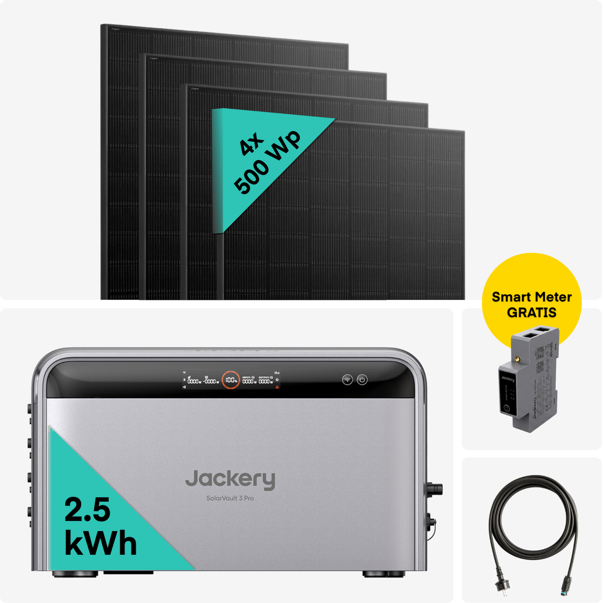 Yuma x Jackery - 2000 W Balkonkraftwerk mit SolarVault 3 Pro (BenefitsMe) von Yuma x Jackery