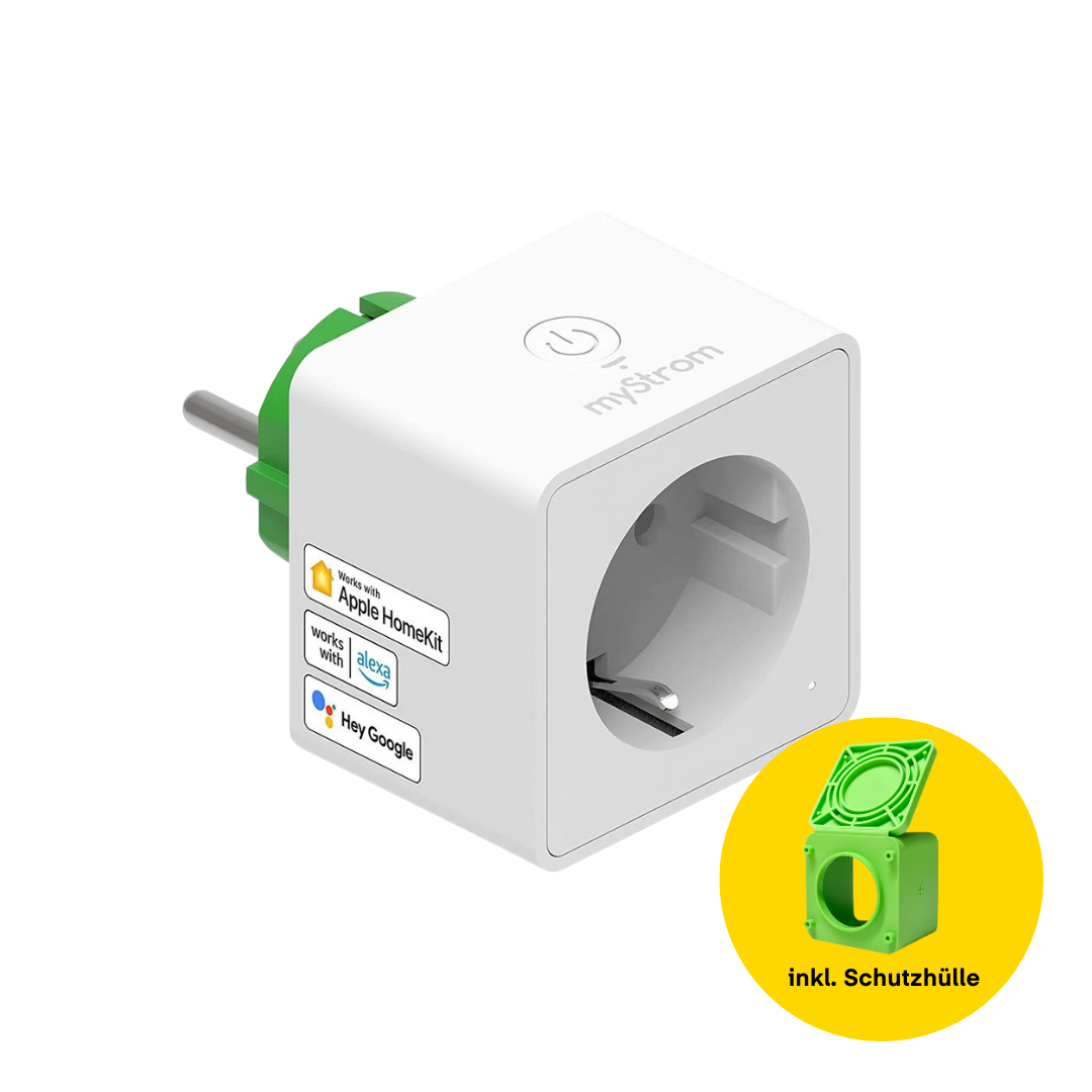MyStrom WiFi Strommessgerät inkl. MyStrom Protect Schutzhülle von myStrom