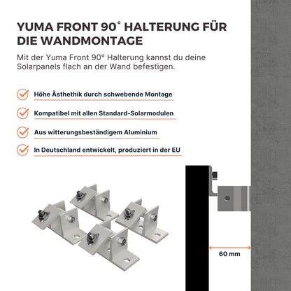 Montagesystem Front 90° von Yuma GmbH